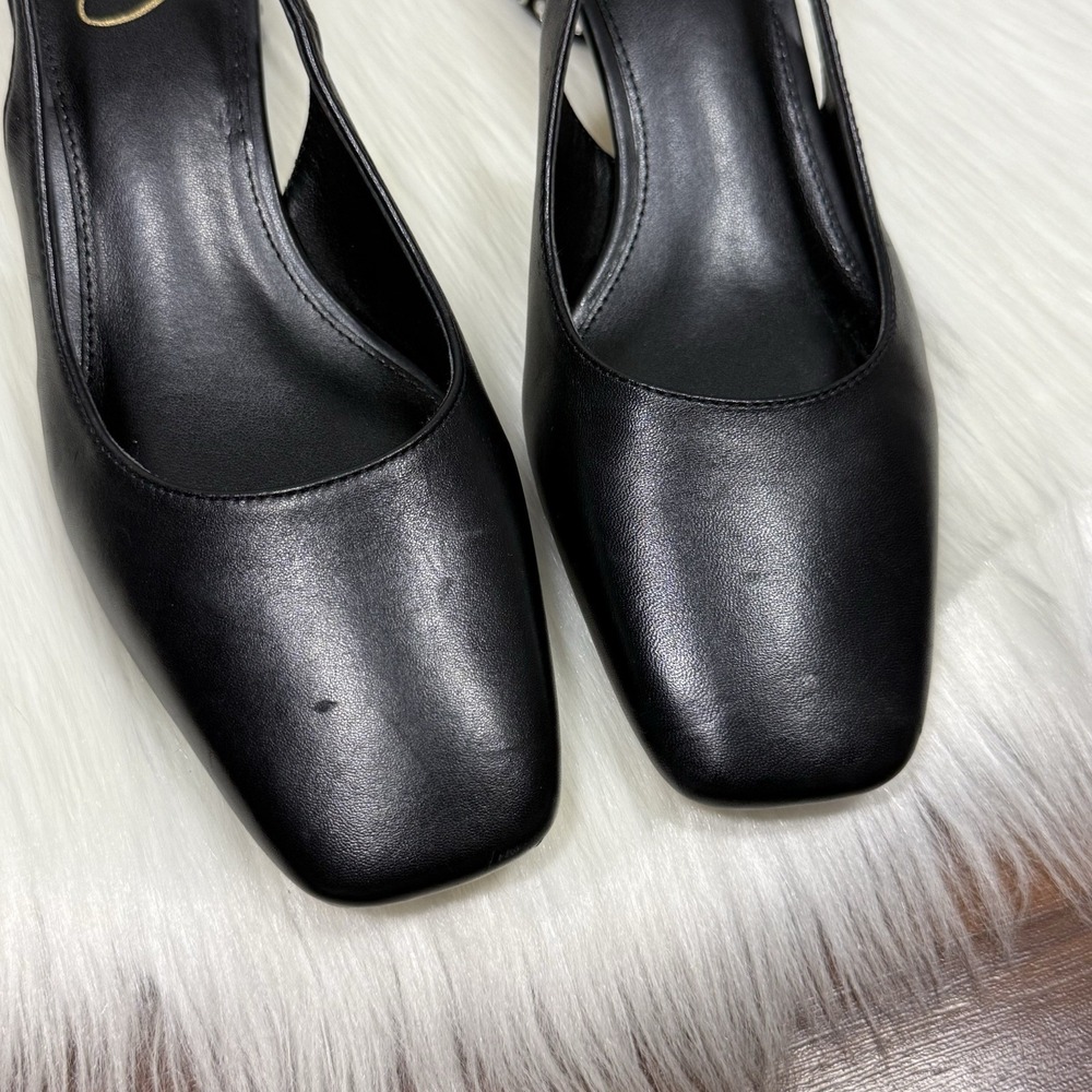 Sam Edelman Women's Size 7 Black Rhinestone Terra Slingback Pump Heels - Picture 3 of 13